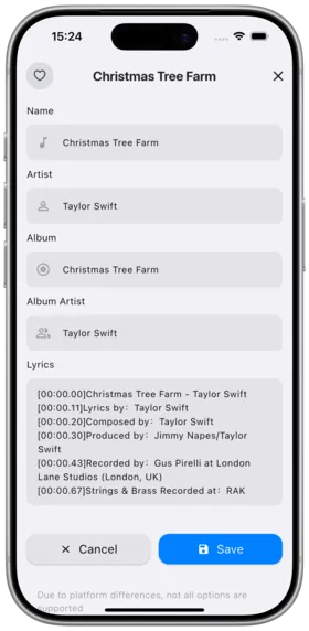 Edit Metadata